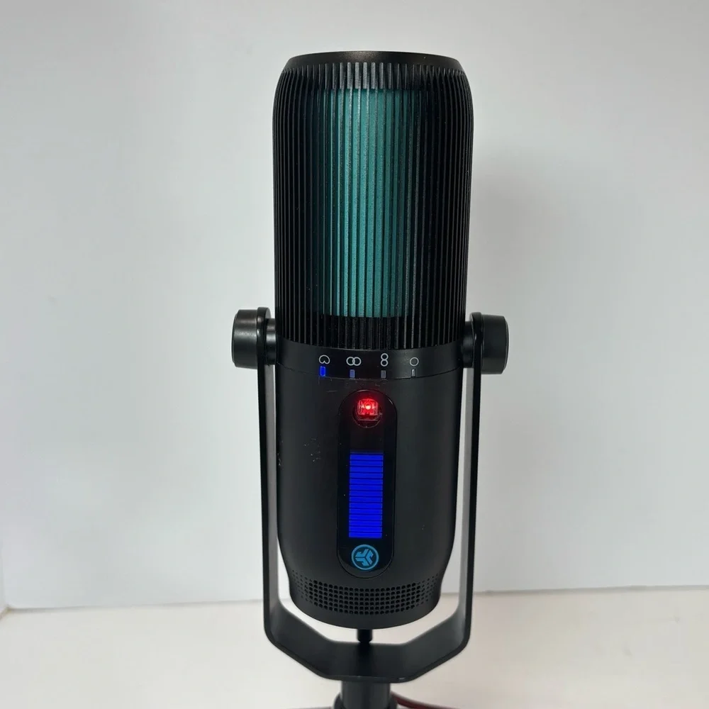 JLab Talk Pro Black USB Plug & Play Professional Microphone W/Stand - Tested